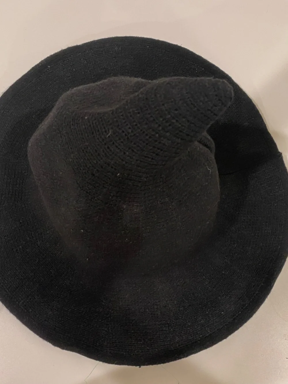 Adult Curved Witch Hat Costume Accessory Black Halloween